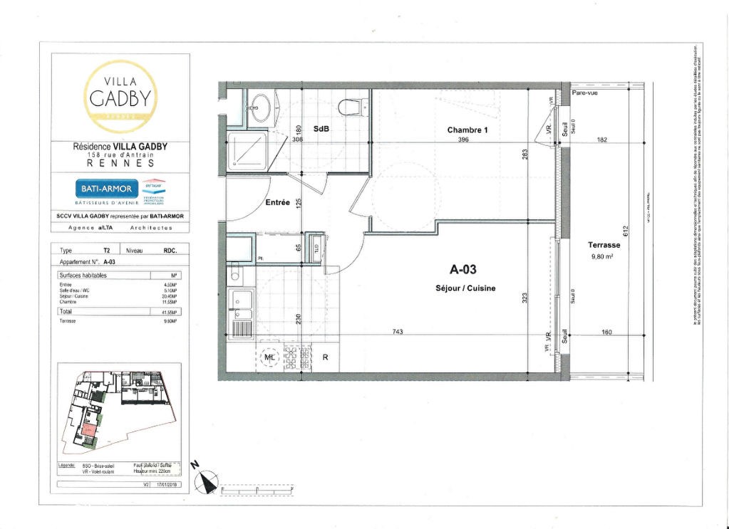 Appartement T2  - Rennes (585356) - 13