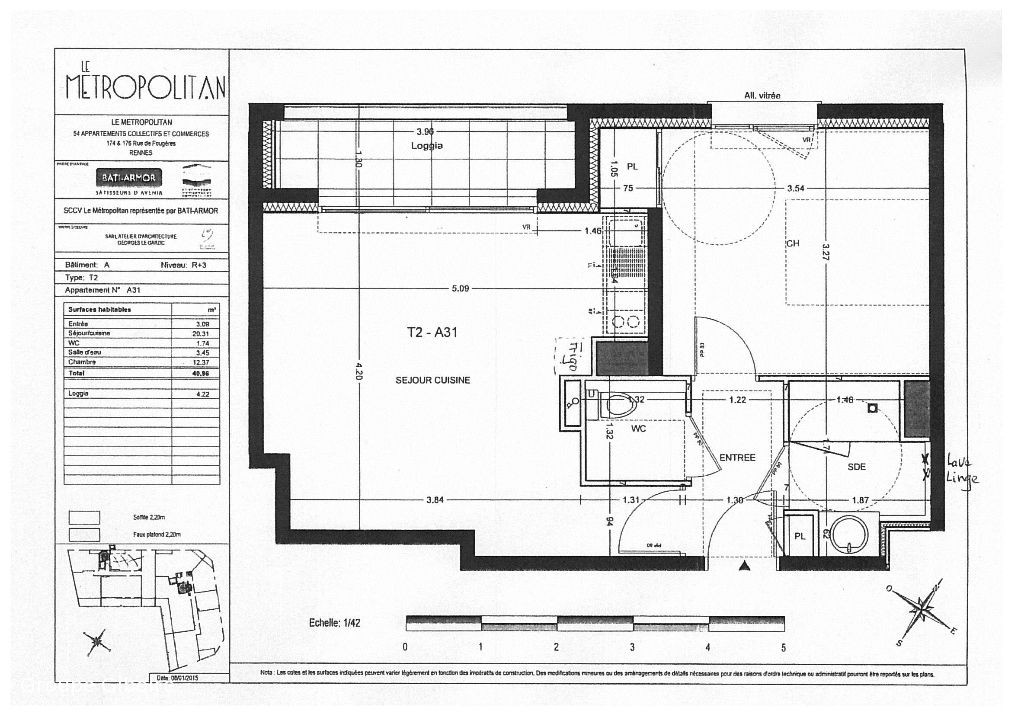 Appartement T2  - Rennes (582263) - 5