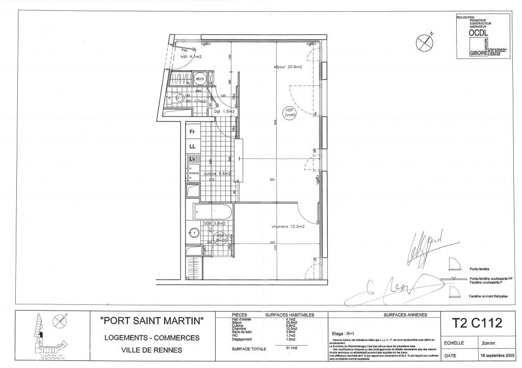 Appartement T2  - Rennes (588442) - 7