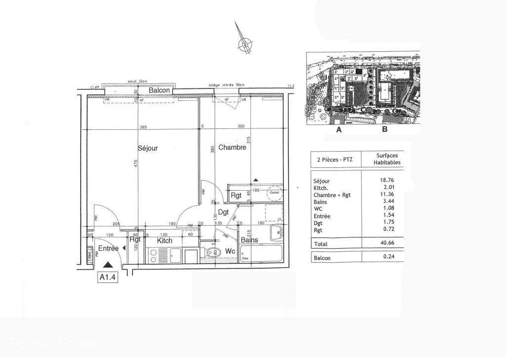Appartement T2  - Rennes (588721) - 7