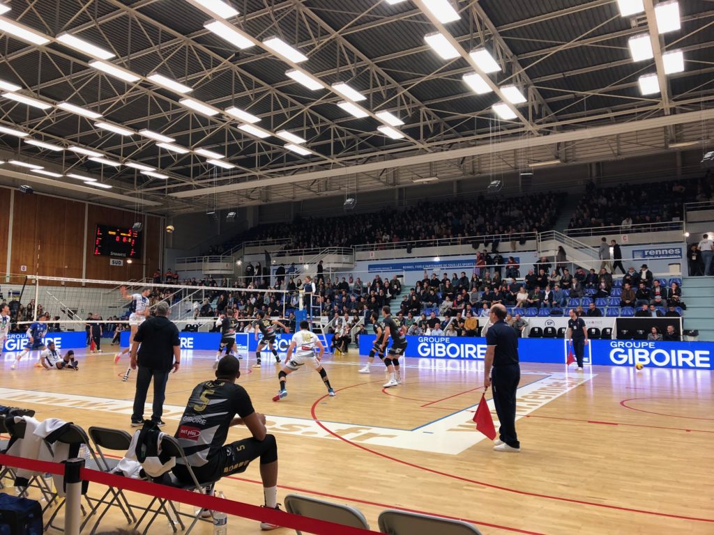 Le Rennes Volley 35 face à Montpellier 