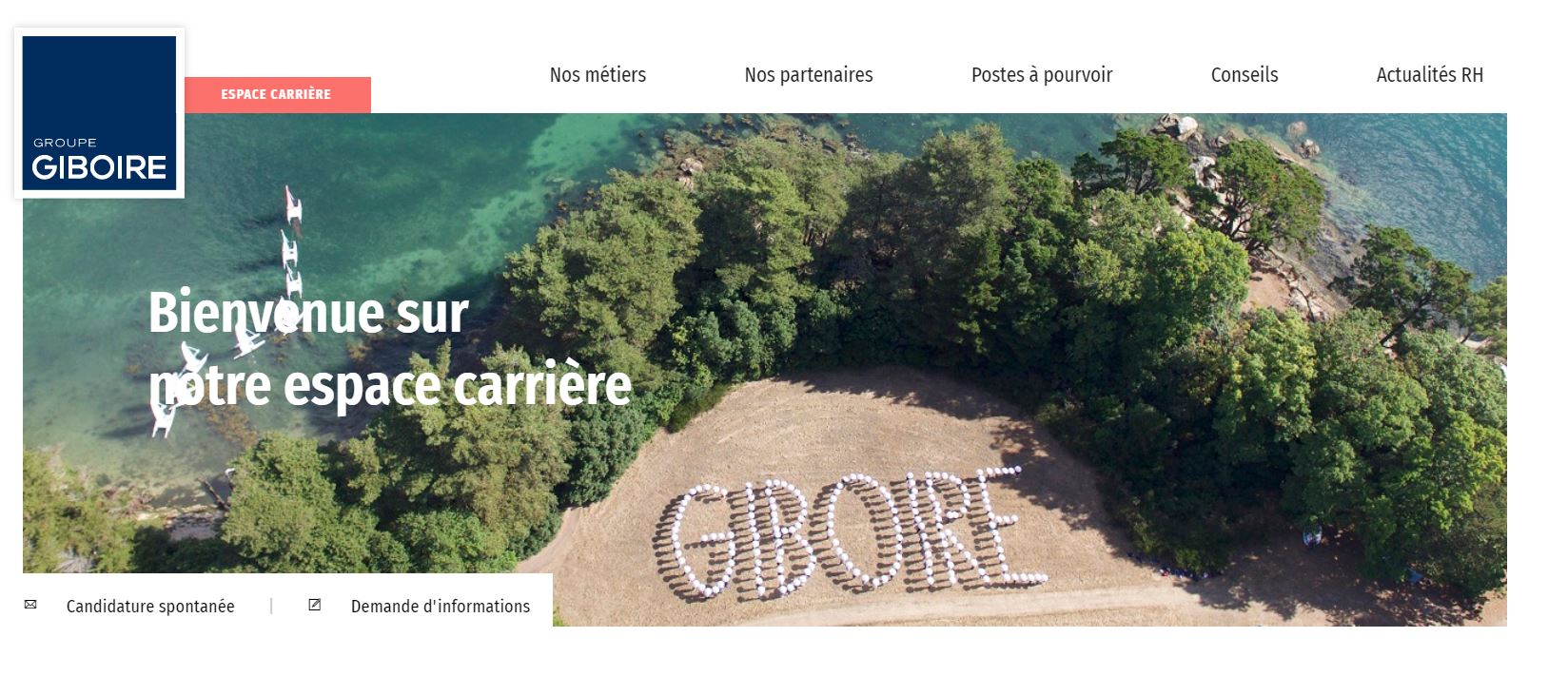 Nouveauté sur giboire.com : un espace carrières enrichi pour déployer la marque employeur